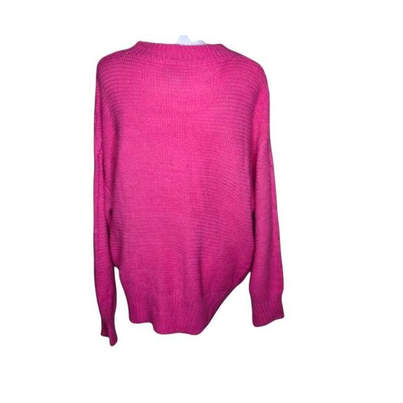 St Johns Bay Retro Pullover Sweater Womens Size 2XL Pink - Picture 4 of 7